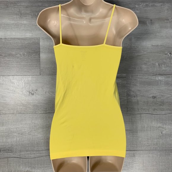 3/$25 Nikibiki Basic Yellow Camisole Tank Top S - Picture 2 of 6